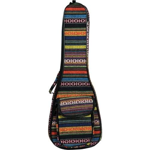 23 Inch Ukulele Gig Bag Colorful Portable Soft Case Concert Oxford Cloth Backpack Handbag Adjustable Strap Ukulele Accessories