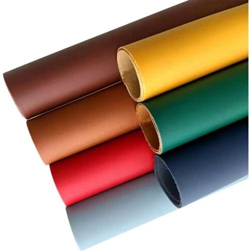 Matte Color Plain Design PU Vegan Synthetic Leather Fabric Sheet for Making Shoe/Bag/Earring/Cover/Craft/Clothing/Sewing
