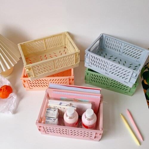 Storage Box Foldable Multi-purpose Durable Desktop Storage Basket for Pencils Storage Baskets