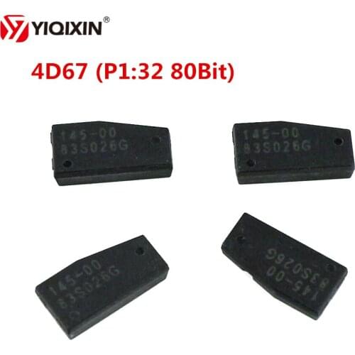 YIQIXIN 10Pcs/lot Transponder Chip Remote Car Key Chip Carbon P1=32 80Bit For Toyota Camery Corolla Previa Reiz Crown Rav4 4D67