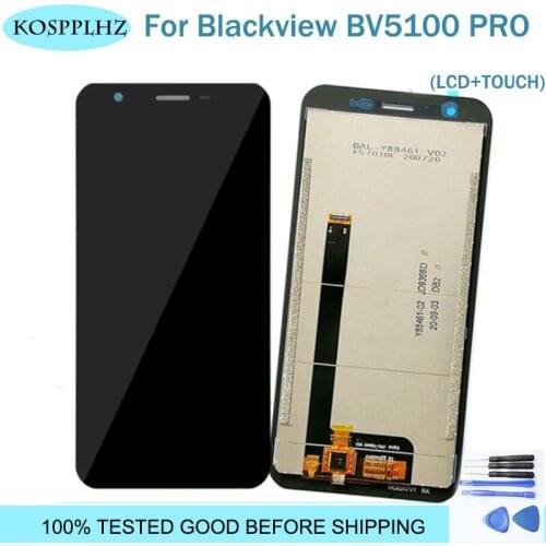100% New For Blackview BV5100 Pro LCD Touch Digitize Display Digitizer Panel Replacement BV5100 Pro phone Screen Accessories