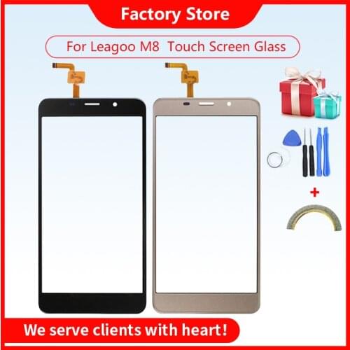 AAA 5.7 inch Mobile Phone Touchscreen For Leagoo M8 / M8 Pro Touch Screen Glass Digitizer Panel Lens Sensor Glass Adhesive