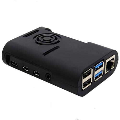 ABS Plastic Case Protective Cover Shell Enclosure for Raspberry Pi 4 Model B Kit