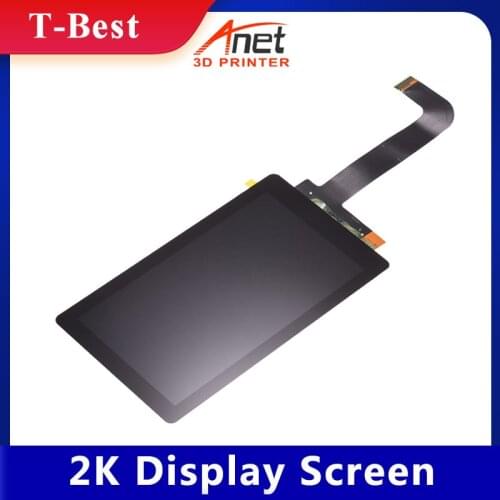 Anet 2K Replacement Display Screen 5.5 Inch with Pasted Tempered Glass Protective Film for Anet N4 CREALITY Anycubic Photon