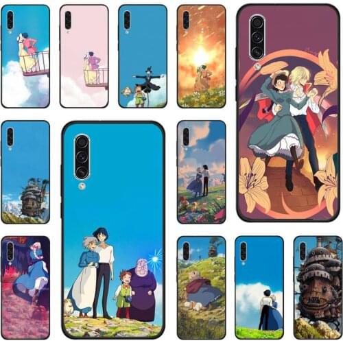Howls Moving Castle anime Phone Cases For Samsung galaxy S note 7 8 9 10 20 fe edge A 6 10 20 30 50 51 70 lite plus Funda