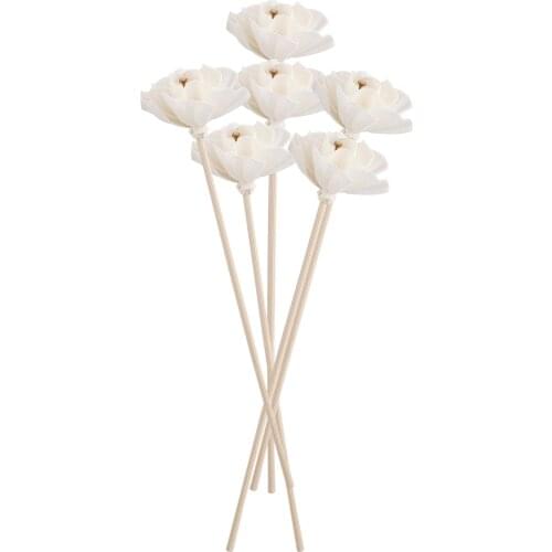 Aromatherapy Rattan Dried Flower DIY 6pcs Spa Bed Room Decoration Party Bathroom Home Gifts Wood Refill Sticks