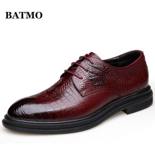 BATMO 2021 Men Genuine Leather Shoes casual Style male cow leather shoes 5013