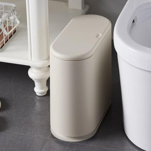 Household Trash Bin Can Kitchen Convenience Bucket Garbage Bin Cleaning Garbage Can Bedroom Trash Can Bin Box Lid Pressing Type
