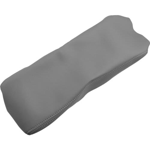 Car Center Console Armrest Box Lid Cover Gray Microfiber Leather Fit For Toyota Prius 2004 2005 2006 2007 2008 2009