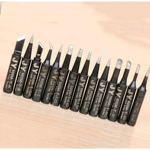 1PCS JY BLACK Lead-Free Soldering Solder Iron Tips 900M-T-K for Hakko 936 fx888/888D SAIKE 909D/852 CXG 936d