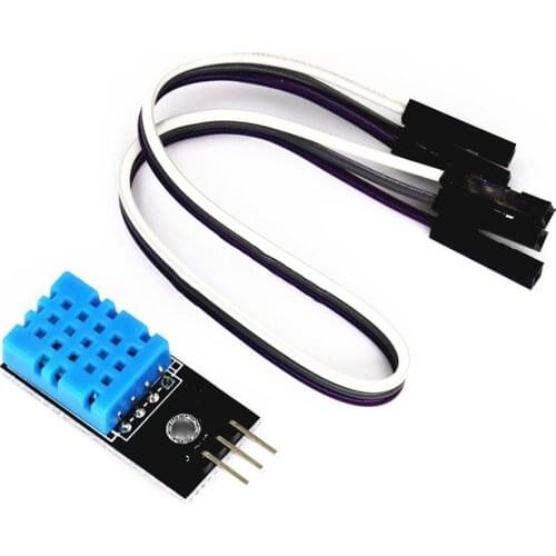 Digital Temperature And Humidity Sensor DHT11 LED Modules Board Electronic Building Blocks With Dupont Line For DIY