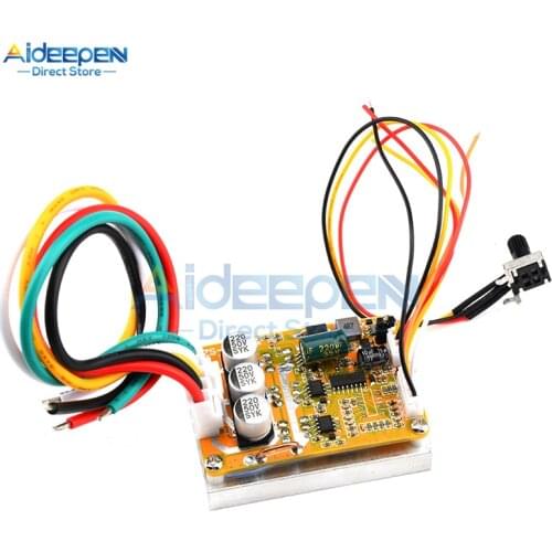 DC 5-35V 350W BLDC Three-Phase DC Brushless With Hall Motor Controller Sensorless Brushless Motor