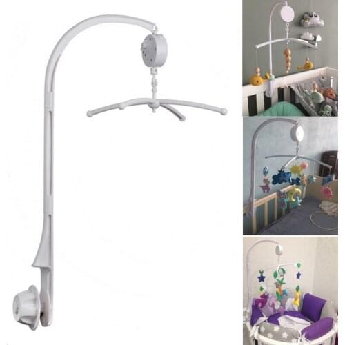 Baby Toys Rattles Bracket Set Newbron Crib Mobile Bed Bell Holder Arm Bracket Wind-up Music Box Stroller Hanging Toy 0-12 Months