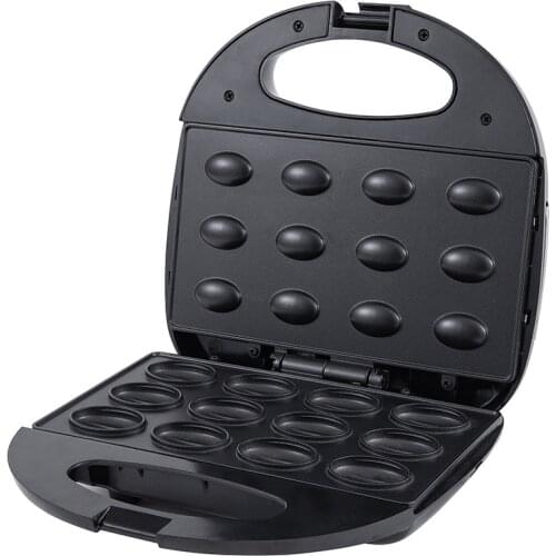 Electric Walnut Cake Maker Automatic Mini Nut Waffle Bread Machine Sandwich Iron Toaster Baking Breakfast Pan Oven EU plug