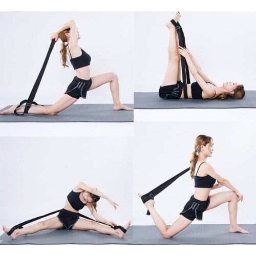 Door Flexibility Rope Stretching Leg Stretcher Strap for Pilates Ballet Dance Gym Exercise Trainer Yoga Fitness Resistance Belt