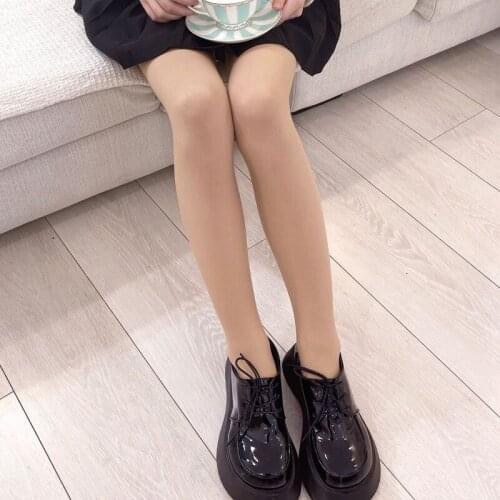 21new Skin Color Tights Fleece Warm Winter Pantyhose High Waist with Buttons Outer Thin Tights Can Replace