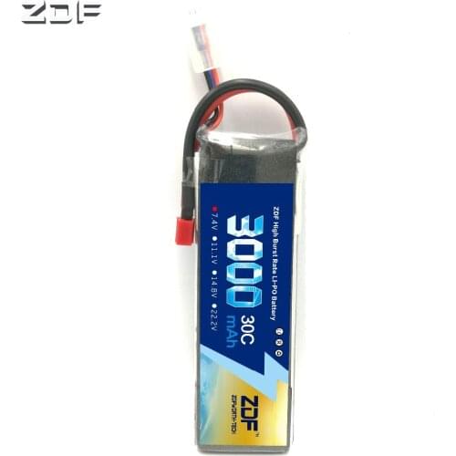 ZDF 2S RC LiPo Battery 7.4v 3000mAh 30C max 60C 2S For RC Airplane Helicopter Car Boat Quadcopter Li-Polymer batteries AKKU