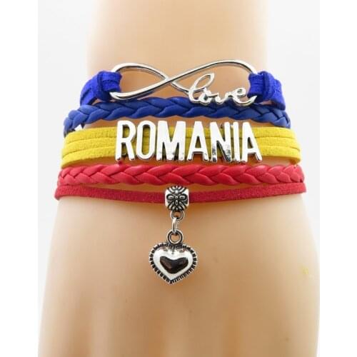 Love Romania Bracelet Fashion Woman And Man Bangles Jewelry