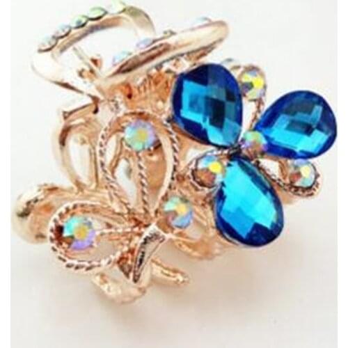 2018 new product good quality alloy imitation crab claw clip female hair hairpin bride hairpin