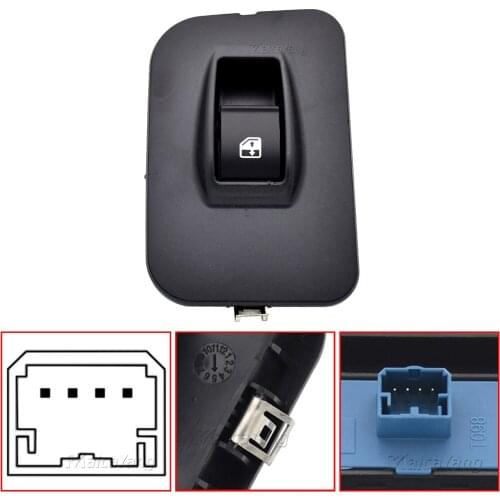 New 6490.H0 735461282 735442324 For Citroen Nemo Peugeot Bipper Car Electric Window Control Switch For Fiat Fiorino Doblo Qubo