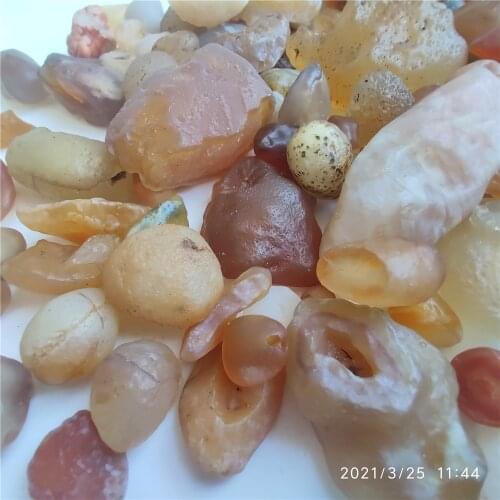 Waste Materials Natural Alxa Gobi Agate Fish Tank Decoration Stone Rock Gravel Specimen Natural Stones and Minerals