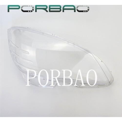 Headlight Transparent Glass Lens Cover for W204 C180 C200 C260 C300 Headlamp Clear Shell 07-11 Replacement DIY