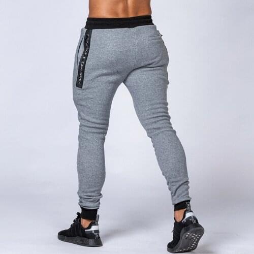 Jogging Pants Men Autumn Sport Fitness Pants GYM Man Workout Running Trousers Cotton Quick drying Sport Bottom