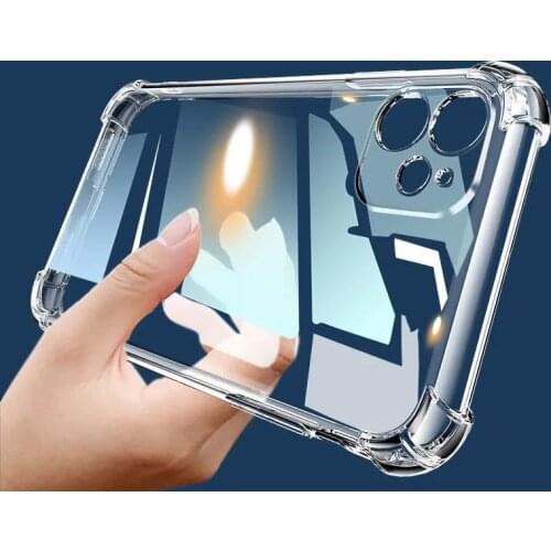 Luxury Transparent Shockproof Phone Case For iPhone 11 Pro X Xr Xs Max 12 mini 6 6s 7 8 Plus 5S SE 2020 Silicone Case Back Cover