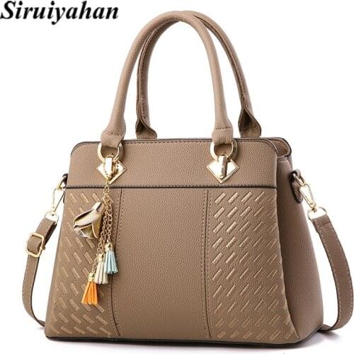 Siruiyahan Luxury Handbags Women Bags Designer Tasse Female Bag Women Leather Handbags Womens Shoulder bag Bolsas Feminina