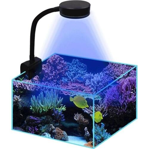 Aquarium LED Light 18W Sea Water Lights Program Saltwater Lighting for Marine Coral Reef Fish Nano Tank Sunrise Sunset