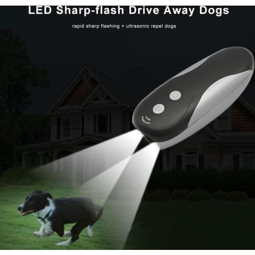 Dog Training LED and Ultrasonic Anti Bark Barking Dog Training Repellent Control Trainer Device