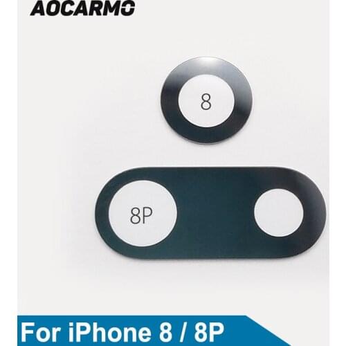 Aocarmo OEM Rear Back Camera Glass Lens Replacement For iPhone 8 8P