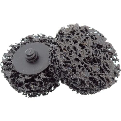10PCS 50mm Quick Change Roloc Easy Strip & Clean Discs Black for Paint Rust Removal Auto Surface Prep