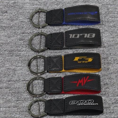 3D Key Holder Chain Collection Keychain For MV Agusta Dragster BRUTALE 1078 800 1090RR 910 989 F4/R 750 1000 F3 675