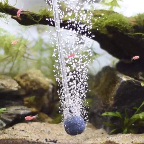Fish Tank Aquarium Air Stone Oxygen Aerator Increasing Air Bubble Pond Pump Hydroponic Oxygen Supply Round Air Stones Ball