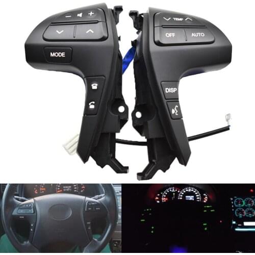 Piano black Steering Wheel Button Switch For TOYOTA HIGHLANDER Camry 84250-06180 84250-0k020 84250-0E220