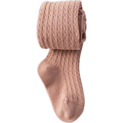 Childrens pantyhose spring and autumn cotton new female baby leggings girls white dancing socks autumn thick body socks