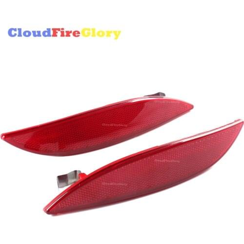 For Renault Megane CLIO MK3 2008 2009 2010 2011-2013 Rear Bumper Left Right Side Red Reflector Light Lens 265650004R 265600004R