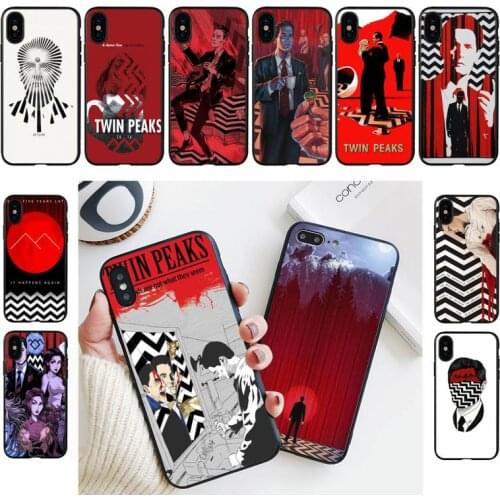 FHNBLJ Twin Peaks Fire Walk With Me Phone Case For iPhone 11 8 7 6 6S Plus X XS MAX 5 5S se 2020 11 12pro max iphone xr case