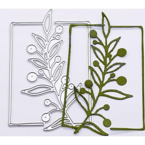 Branch Frame Die Cutting Dies Scrapbooking Scrapbook Crafts Die Cuts For Card Making Molds For Cards Embossing Folder