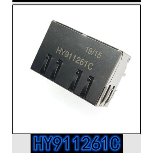 2PCS-20PCS Brand new original authentic HY911261C RJ-45 HY911261 RJ45 dual Siamese network interface socket