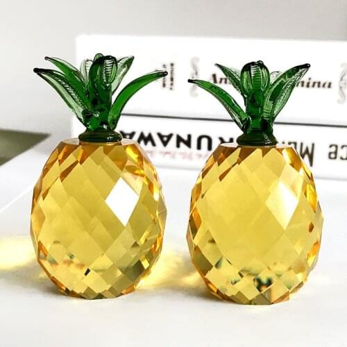 Creative Art Gifts Citrine Pineapple Decoration Living Room Decoration Home Decoration Crafts Gift