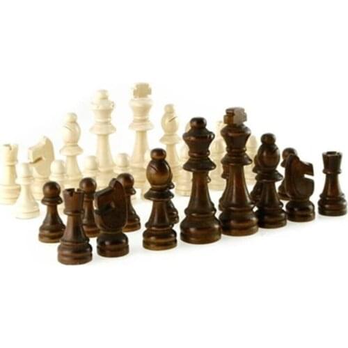 Varnished Boxed Wooden Chessboard Stone