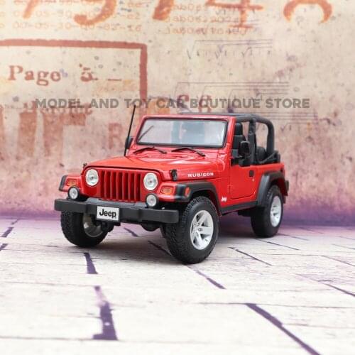 1/18 Jeep Wrangler Rubicon Maisto 31663 Diecast Metal Model Car Toys Boys Girls Gifts