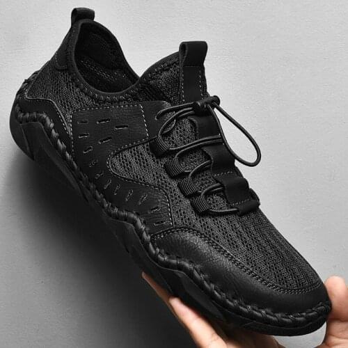 Men Casual Breathable Canvas Sneakers For Man Outdoor Fashion Comfortable Fashion Sneakers Mesh Men Shoes