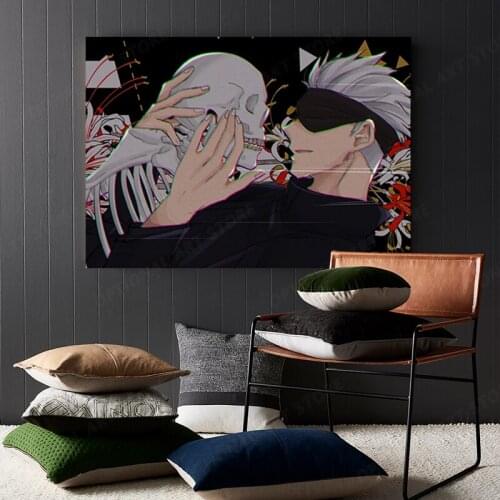 Wall Art Jujutsu Kaisen Anime Canvas Painting Home Decoration Prints Role Pictures Modular Modern Frame Poster For Living Room