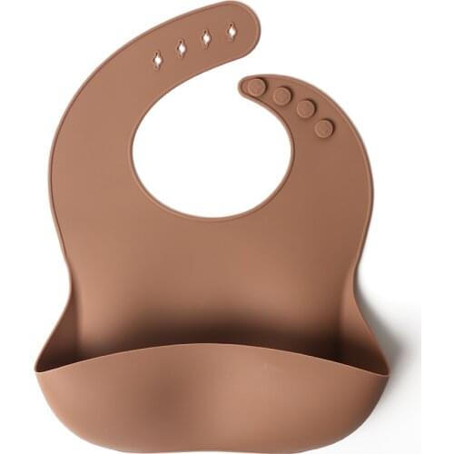 New Toddler Silicone Bibs Baby Kids Girl Boys Waterproof Saliva Solid Lunch Feeding Bibs baby Silicone Bib Aprons 36 Colors