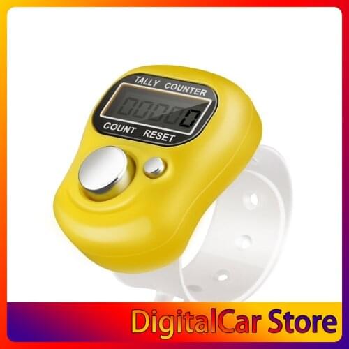 Plastic Compact Mini Stitch Marker And Row Finger Counter LCD Electronic Digital Tally Counter Random for Any Knitter Hot