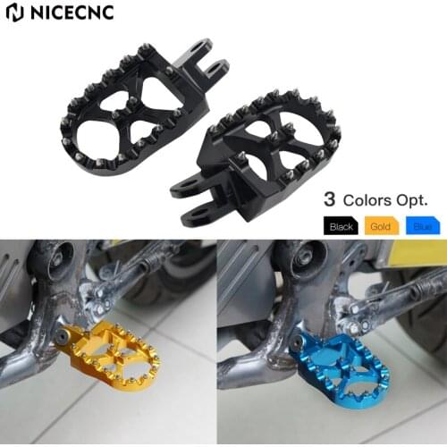 NICECNC Footpeg Foot Pegs Rests Pedal For Suzuki DRZ400S DRZ400SM DRZ 400S 400SM 2000-2021 2020 2019 2018 Motorcycle Accessories