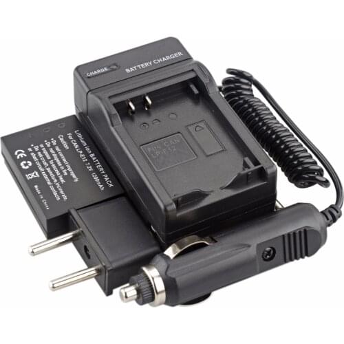 PROBTY LP-E12 LP E12 LPE12 Battery + DC Charger kit For Canon EOS M M2 100D Kiss X7 Rebel SL1 EOS M EOS M2 EOS 100D DSLR Camera